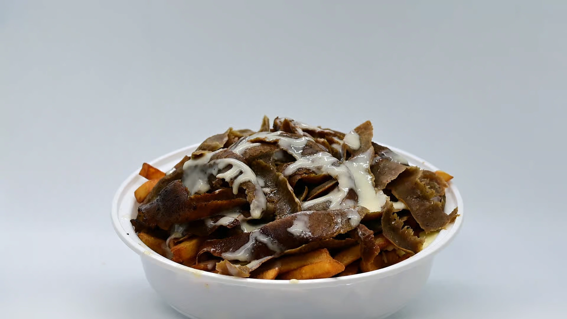 Donair Poutine - Best Halal Poutine at Eat and Dip Edmonton